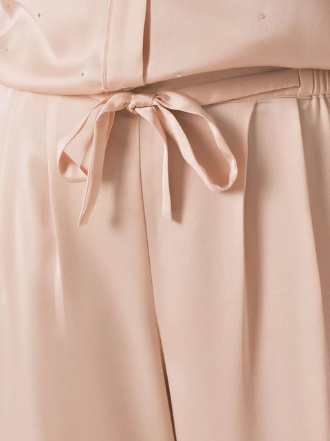 women'secret piżama damska kolor pomarańczowy satynowa 2542458