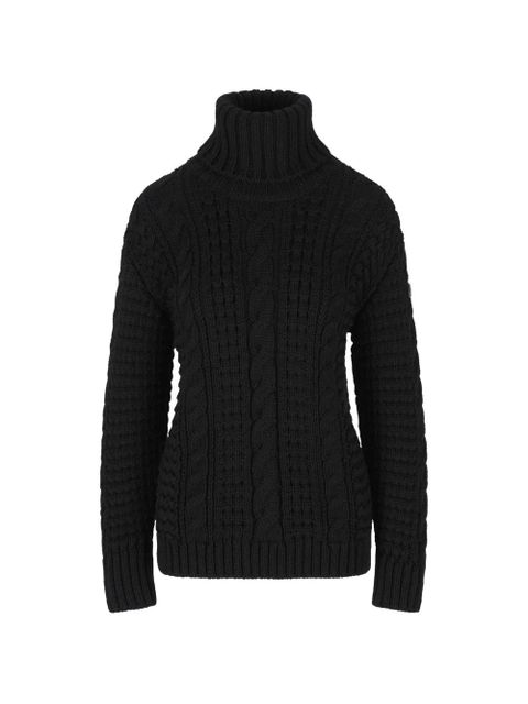 Moncler x EE72 wool turtleneck sweater - Black - zdjęcie produktu nr 1
