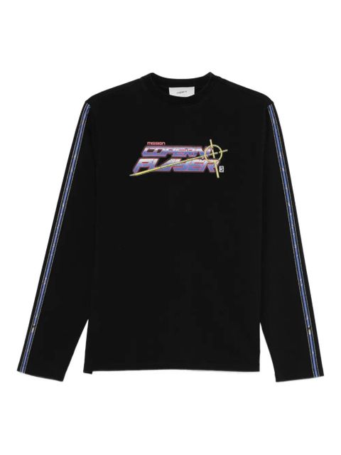 Coperni logo-print long-sleeve t-shirt - Black - zdjęcie produktu nr 1