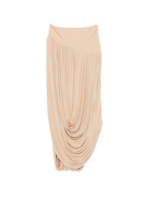 Ferragamo draped midi skirt - Neutrals - zdjęcie produktu nr 2