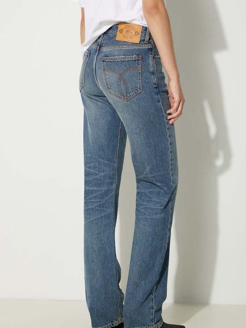 Fiorucci jeansy Mid Blue Straight Fit Jeans