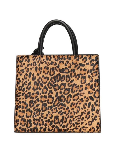 MC2 Saint Barth medium leopard-print leather tote bag - Neutrals - zdjęcie produktu nr 2