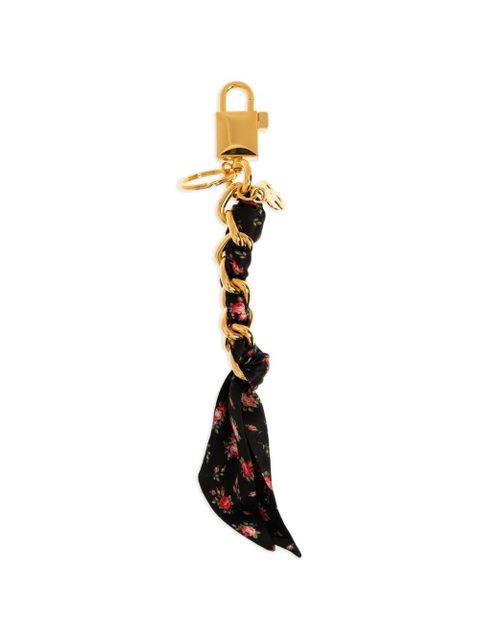Dolce & Gabbana floral-print keyring - Gold - zdjęcie produktu nr 2