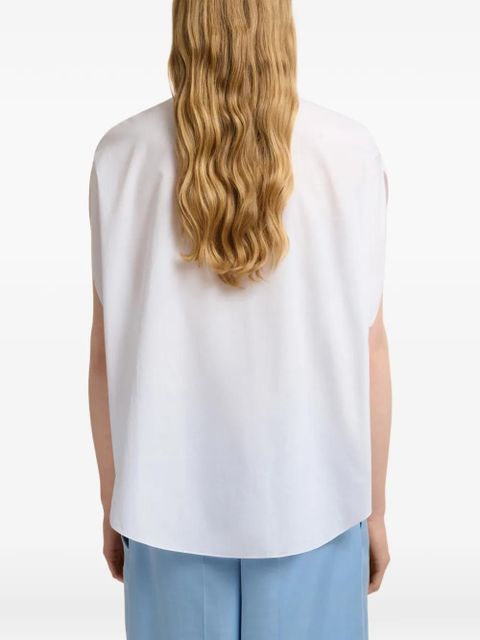 Marni cotton pocket shirt - White