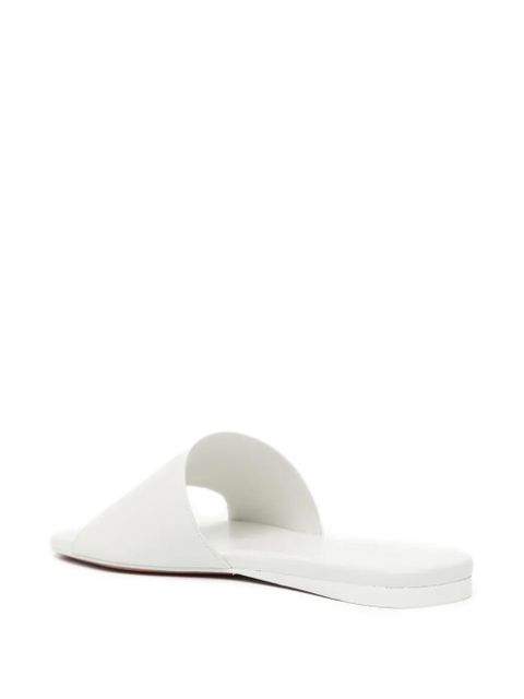 Amina Muaddi Bianca sandals - White