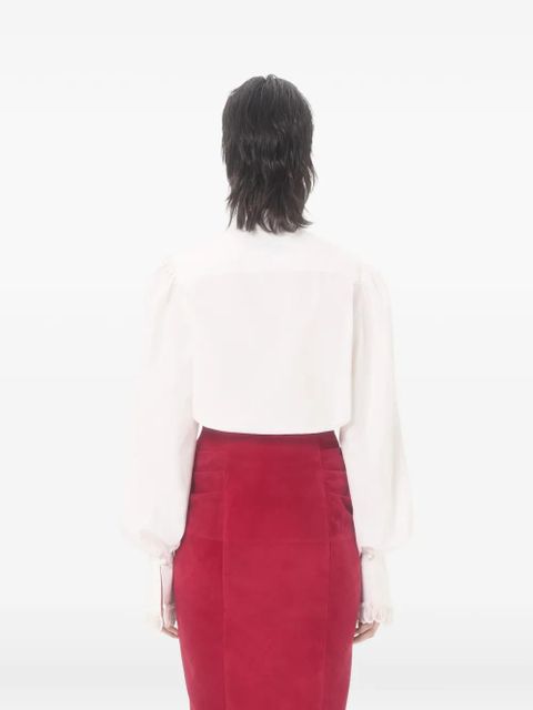 Valentino Garavani embroidered poplin shirt - White