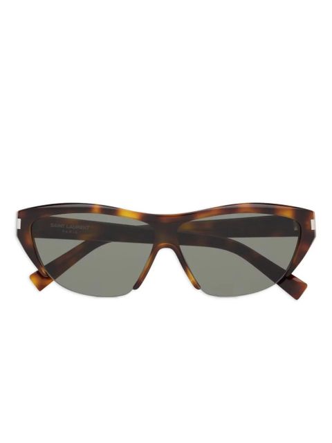 Saint Laurent Eyewear tortoiseshell sunglasses - Brown - zdjęcie produktu nr 1