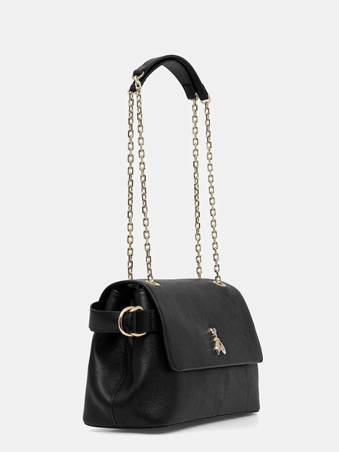 Patrizia Pepe torebka skórzana kolor czarny 8B0306 L162 - zdjęcie produktu nr 2