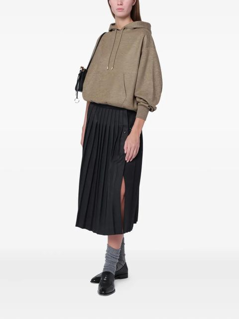 Loro Piana hooded wood grain melange hoodie - Brown - zdjęcie produktu nr 2