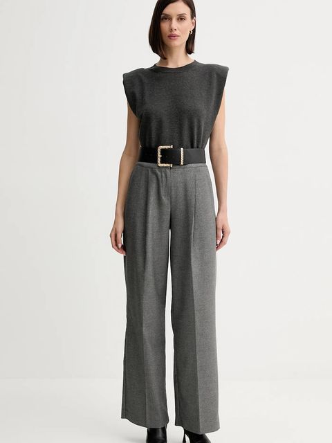 Twinset kamizelka damski kolor szary lekki 252TF3031 - zdjęcie produktu nr 2