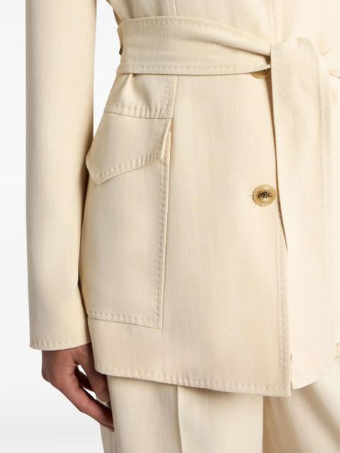 ETRO belted field jacket - Neutrals
