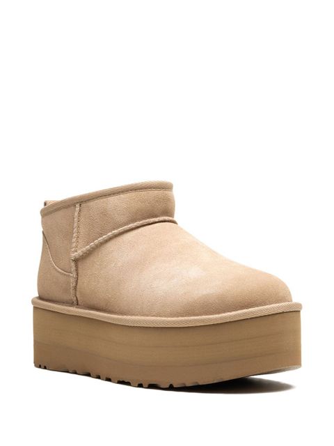 UGG Classic Ultra Mini Platform "Sand" boots - Neutrals - zdjęcie produktu nr 2
