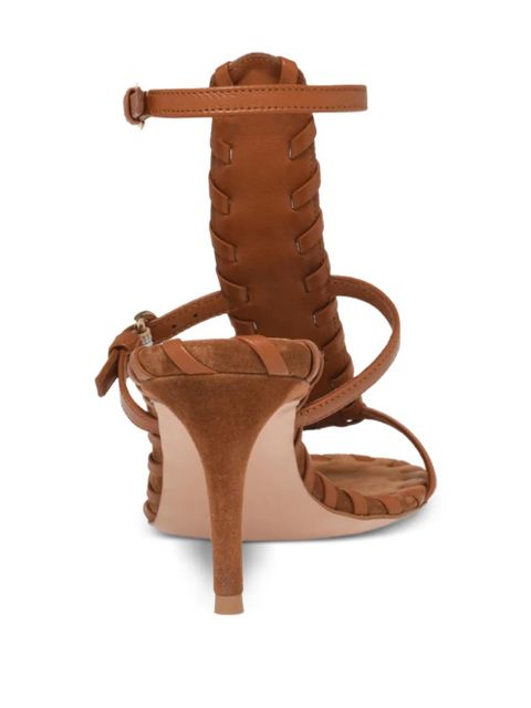 Gianvito Rossi braided strap sandals - Brown