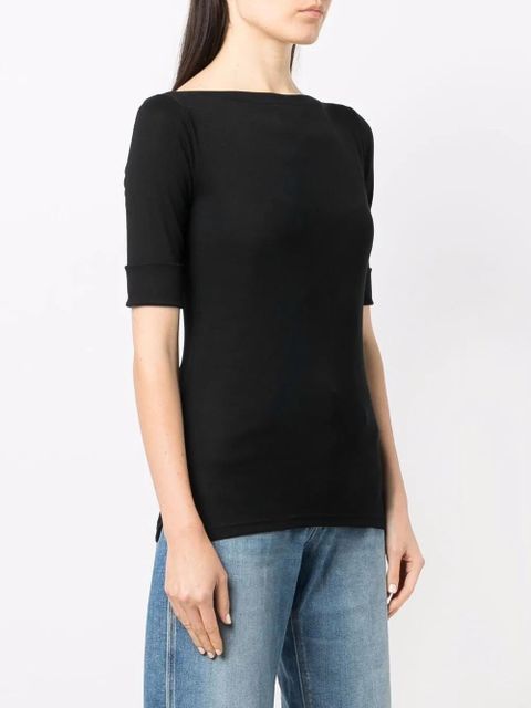 Lauren Ralph Lauren Judy boat neck top - Black - zdjęcie produktu nr 2