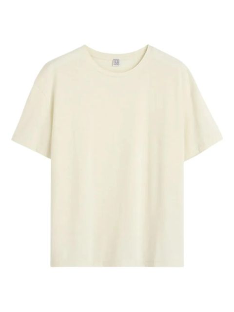 TOTEME crew-neck T-shirt - Yellow - zdjęcie produktu nr 1