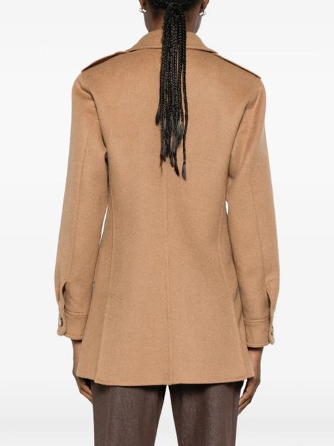 Max Mara flap-pocket button-fastening jacket - Neutrals