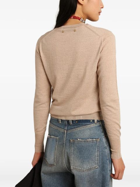 Golden Goose distressed fine-knit jumper - Neutrals