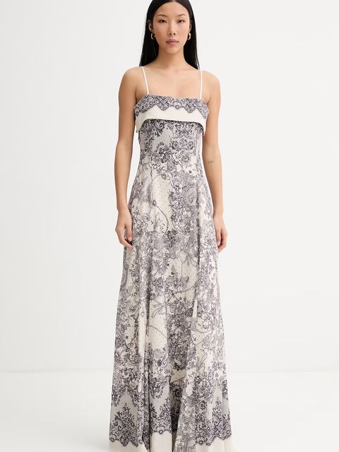 Blugirl Blumarine sukienka z wiskozy - zdjęcie produktu nr 1