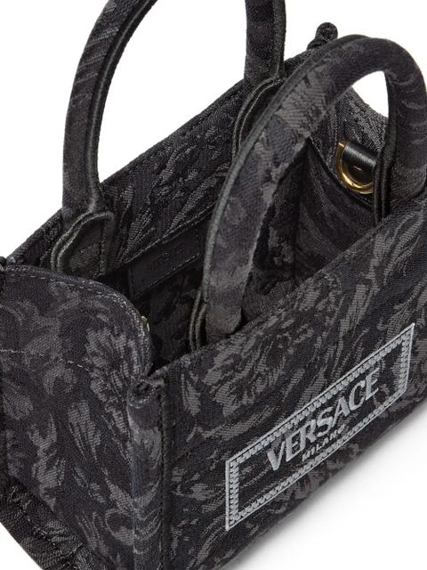 Versace extra small Barocco Athena tote bag - Black