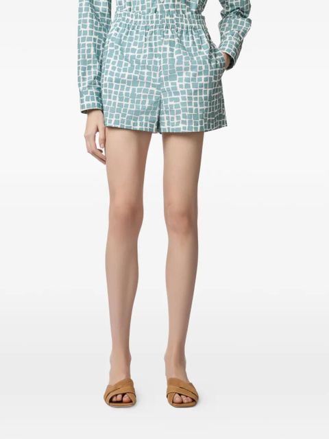 Tod's elasticated-waistband pocket shorts - Blue