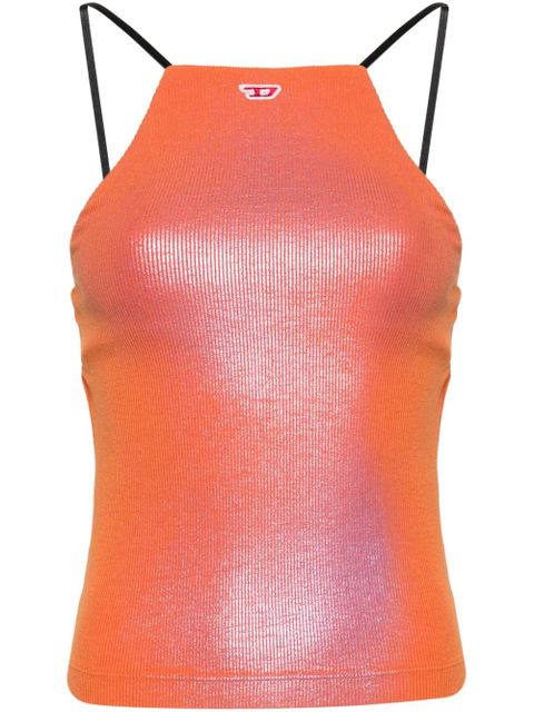 Diesel T-Wami ribbed-knit top - Orange - zdjęcie produktu nr 1