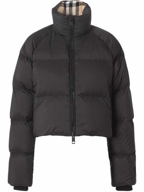 Burberry cropped padded jacket - Black - zdjęcie produktu nr 1