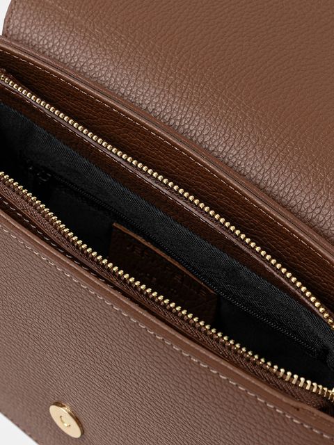 Answear.LAB torebka skórzana kolor brązowy