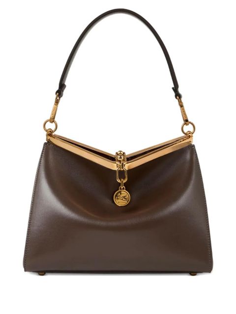 ETRO Vela leather shoulder bag - Brown - zdjęcie produktu nr 1