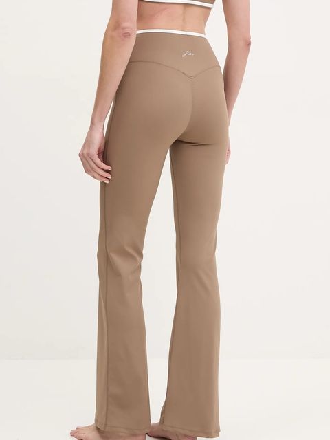 JOYINME spodnie do jogi Dual Essence kolor brązowy z aplikacją Dual Essence - zdjęcie produktu nr 2