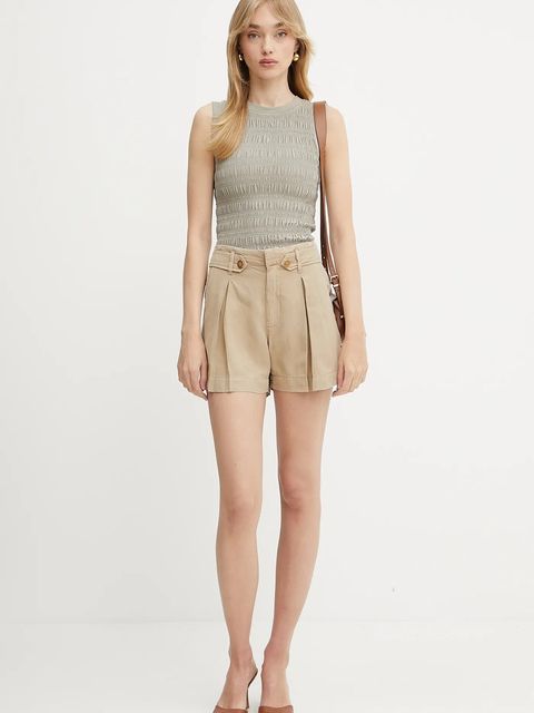 Guess szorty z domieszką lnu SHAYE - zdjęcie produktu nr 1