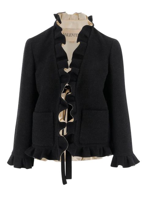 Valentino Garavani ruffle jacket - Black - zdjęcie produktu nr 1