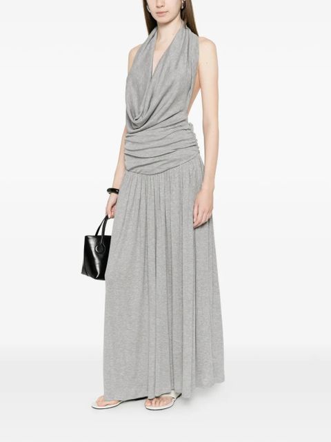 Aya Muse gathered maxi skirt - Grey - zdjęcie produktu nr 2