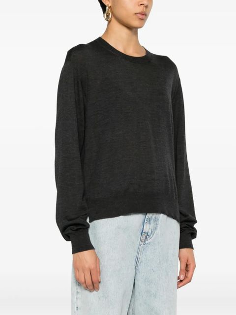 Jil Sander fine-knit jumper - Grey