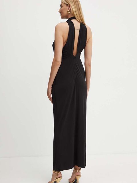 MAX&Co. sukienka kolor czarny maxi dopasowana 2426626021200