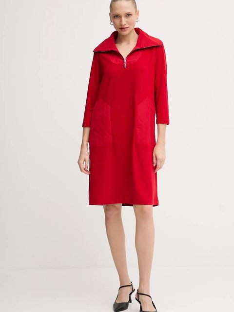 Joseph Ribkoff sukienka kolor czerwony mini prosta 244045