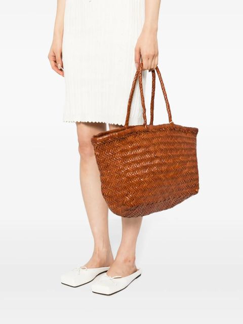 DRAGON DIFFUSION triple jump big tote bag - Brown