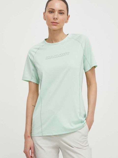Mammut t-shirt sportowy Selun FL Logo kolor zielony - zdjęcie produktu nr 1