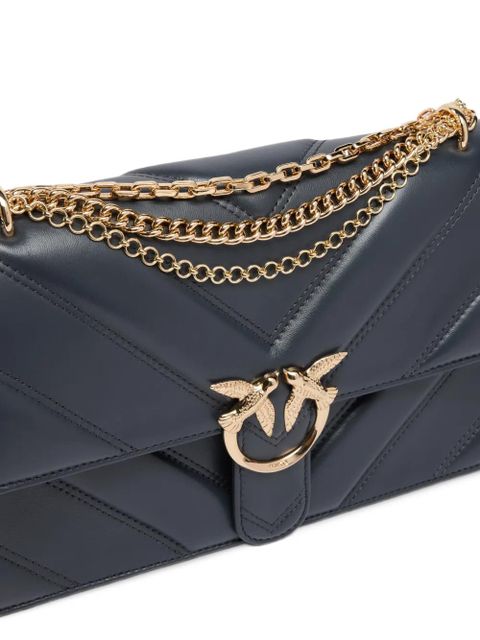 PINKO chevron chain crossbody bag - Grey - zdjęcie produktu nr 2
