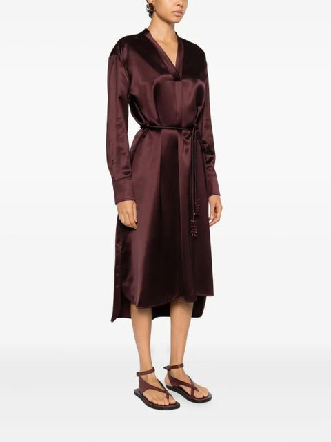 Tory Burch tie-waist dress - Red - zdjęcie produktu nr 2