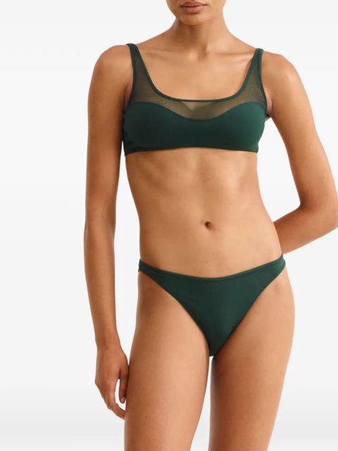 ERES Crescendo bikini top - Green