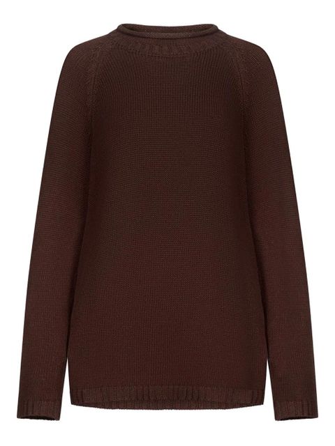 LouLou de Saison Zima raglan-sleeve sweater - Brown