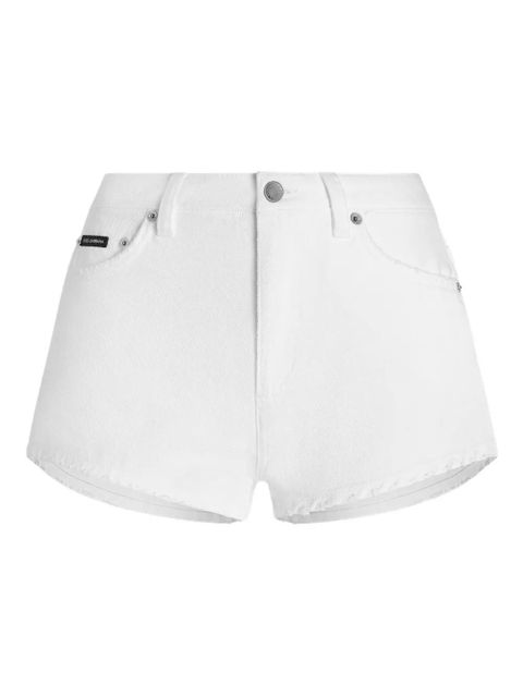 Dolce & Gabbana frayed shorts - White - zdjęcie produktu nr 1