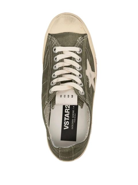 Golden Goose V-Star leather sneakers - Green