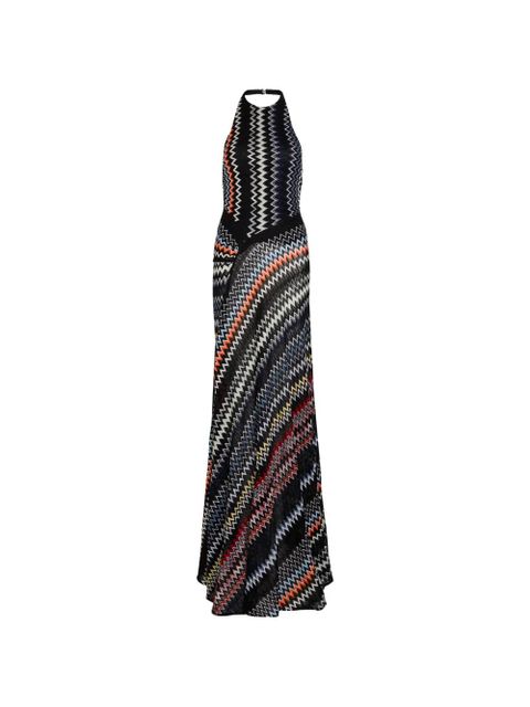 Missoni halterneck patterned dress - Black - zdjęcie produktu nr 1