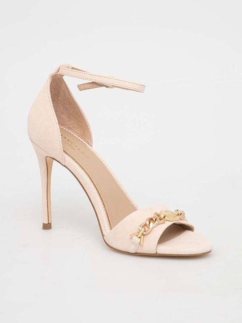 Marciano Guess sandały zamszowe kolor beżowy