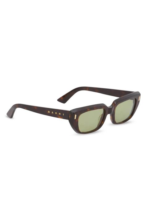 Marni Eyewear tortoiseshell-effect sunglasses - Brown
