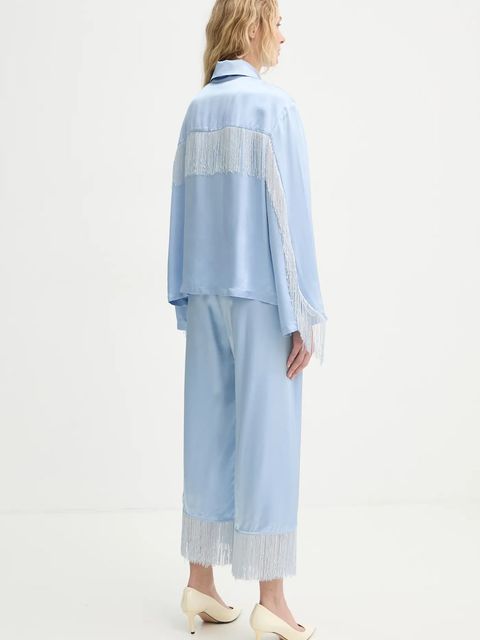 The Sleeper piżama damska kolor niebieski satynowa HC2410CFS