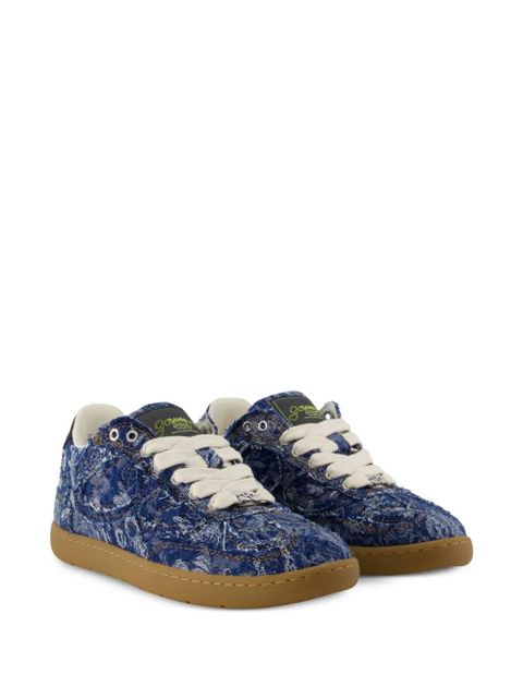 GANNI Tapestry almond-toe sneakers - Blue - zdjęcie produktu nr 2