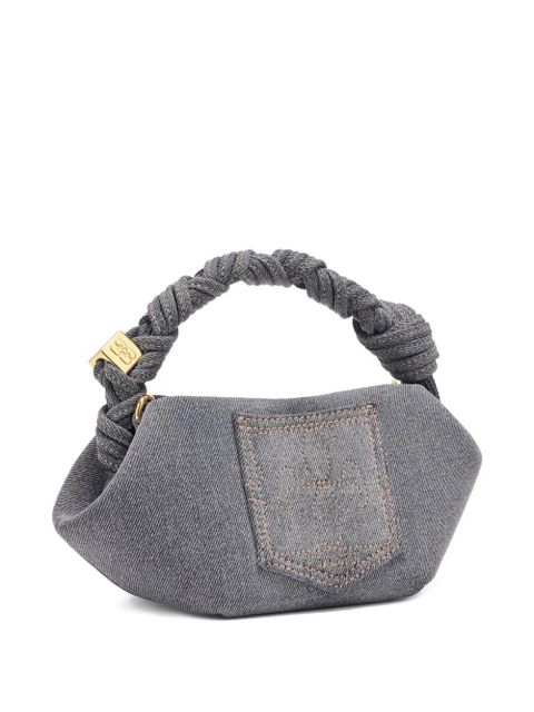 GANNI denim tote bag - Grey