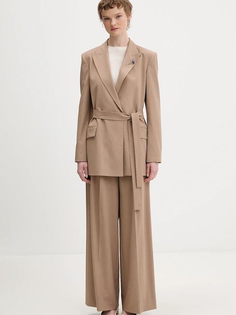 HUGO marynarka Abivale kolor beżowy 50554029